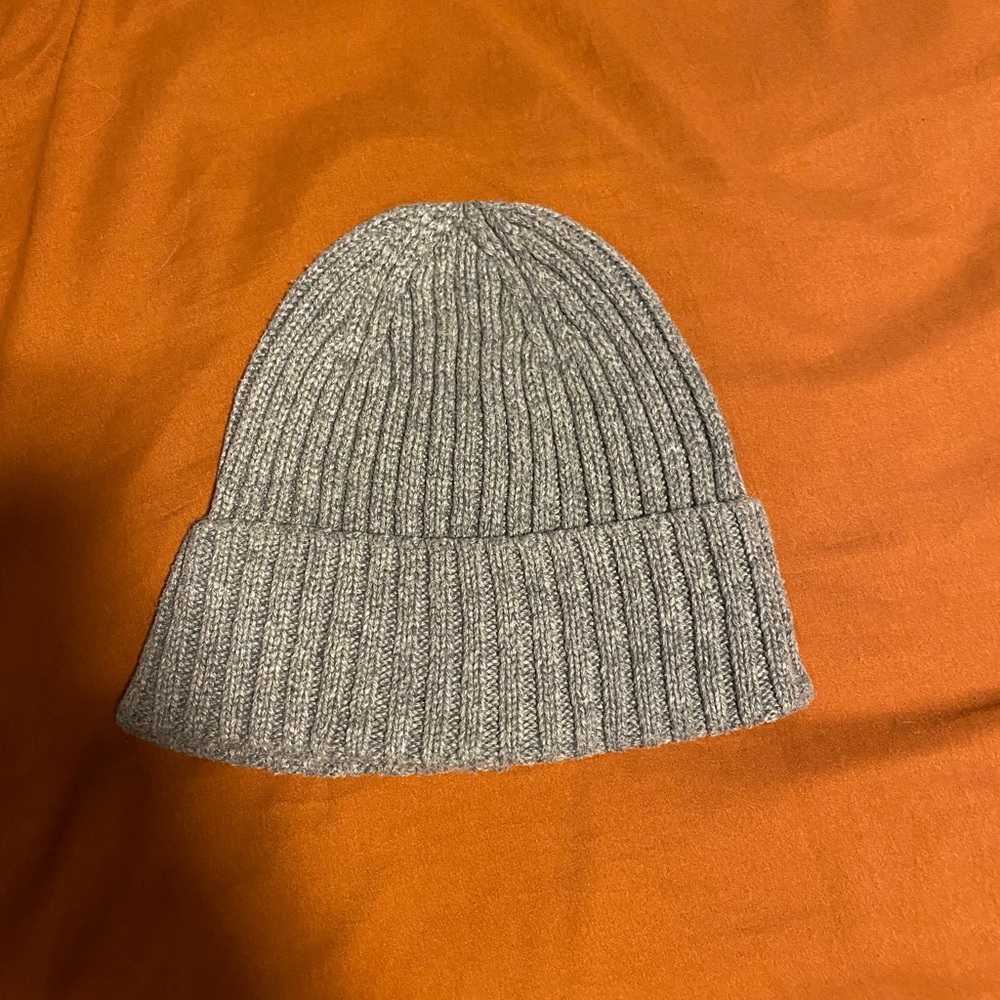 Gray Knit Beanie